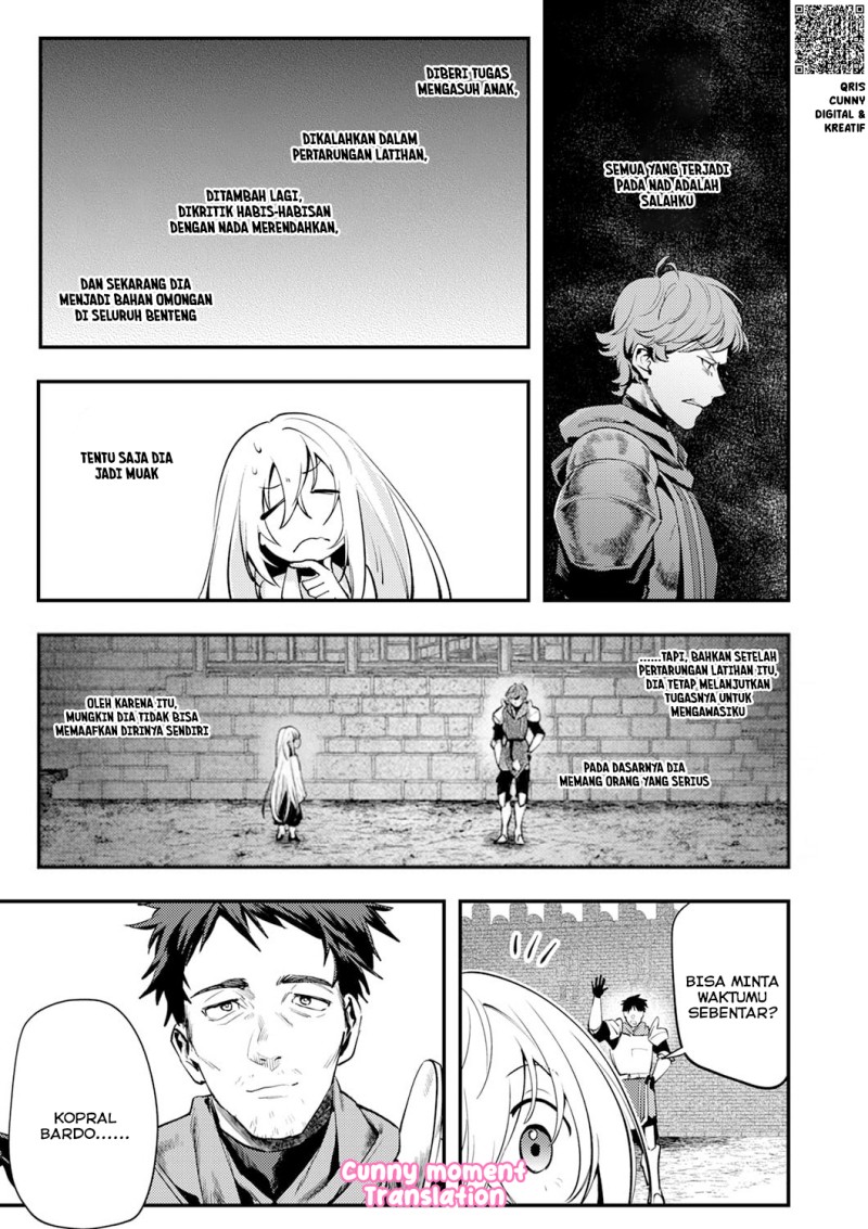 Baca Shura Youjo no Eiyuutan ~Hanpa-sha to Iwa Reta Youhei, Youjo ni Tensei Shite Nariagaru~ - Chapter 3 halaman 9
