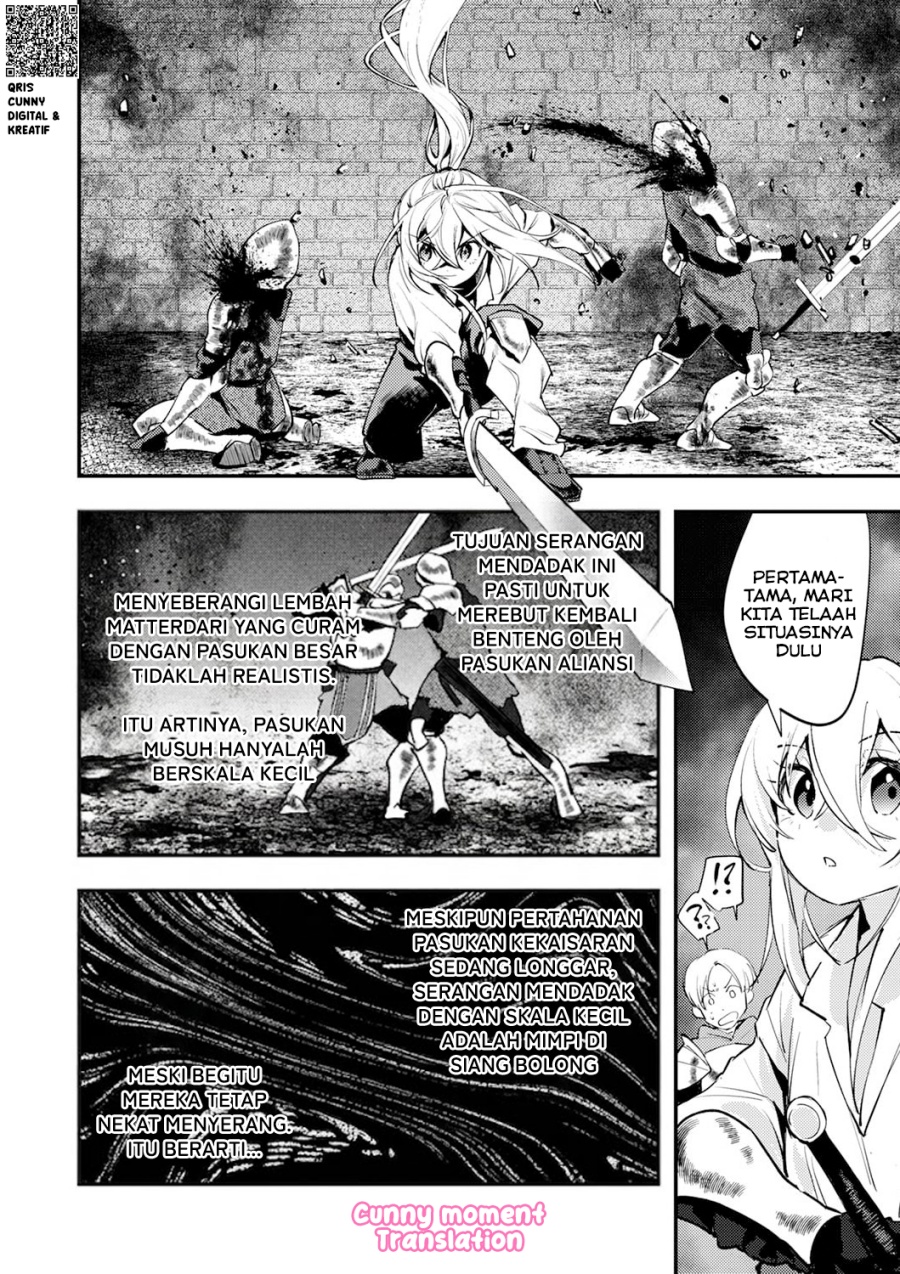 Baca Shura Youjo no Eiyuutan ~Hanpa-sha to Iwa Reta Youhei, Youjo ni Tensei Shite Nariagaru~ - Chapter 4 halaman 12