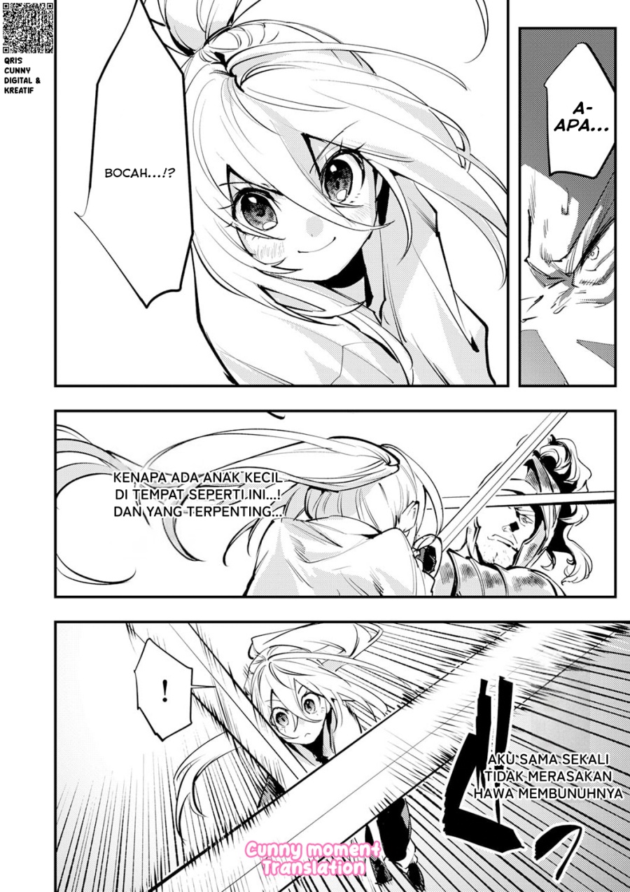 Baca Shura Youjo no Eiyuutan ~Hanpa-sha to Iwa Reta Youhei, Youjo ni Tensei Shite Nariagaru~ - Chapter 4 halaman 22