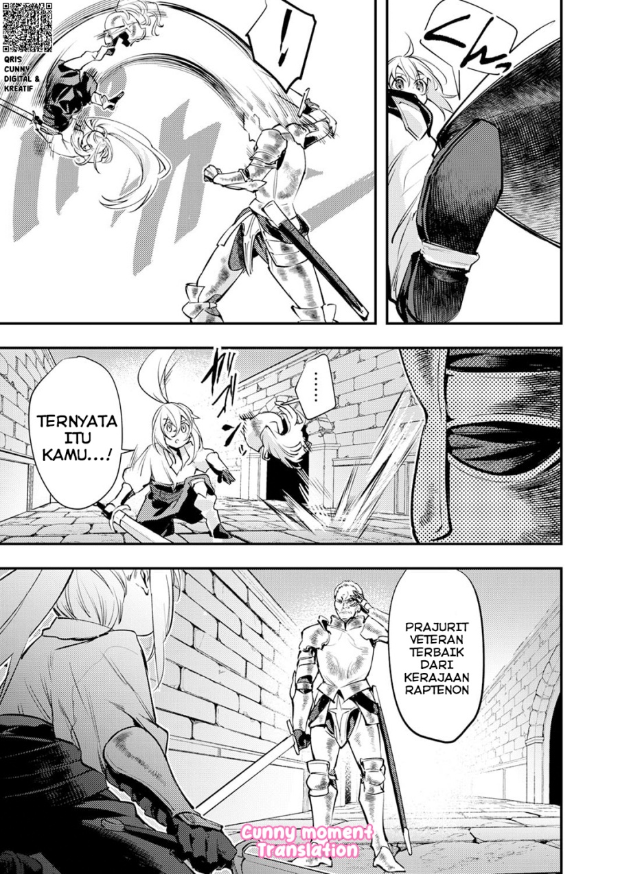 Baca Shura Youjo no Eiyuutan ~Hanpa-sha to Iwa Reta Youhei, Youjo ni Tensei Shite Nariagaru~ - Chapter 4 halaman 23