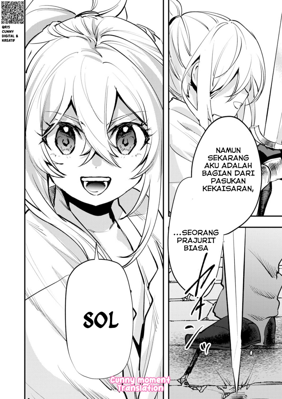 Baca Shura Youjo no Eiyuutan ~Hanpa-sha to Iwa Reta Youhei, Youjo ni Tensei Shite Nariagaru~ - Chapter 4 halaman 28