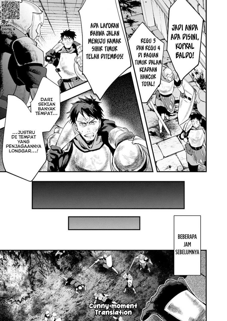 Baca Shura Youjo no Eiyuutan ~Hanpa-sha to Iwa Reta Youhei, Youjo ni Tensei Shite Nariagaru~ - Chapter 4 halaman 9