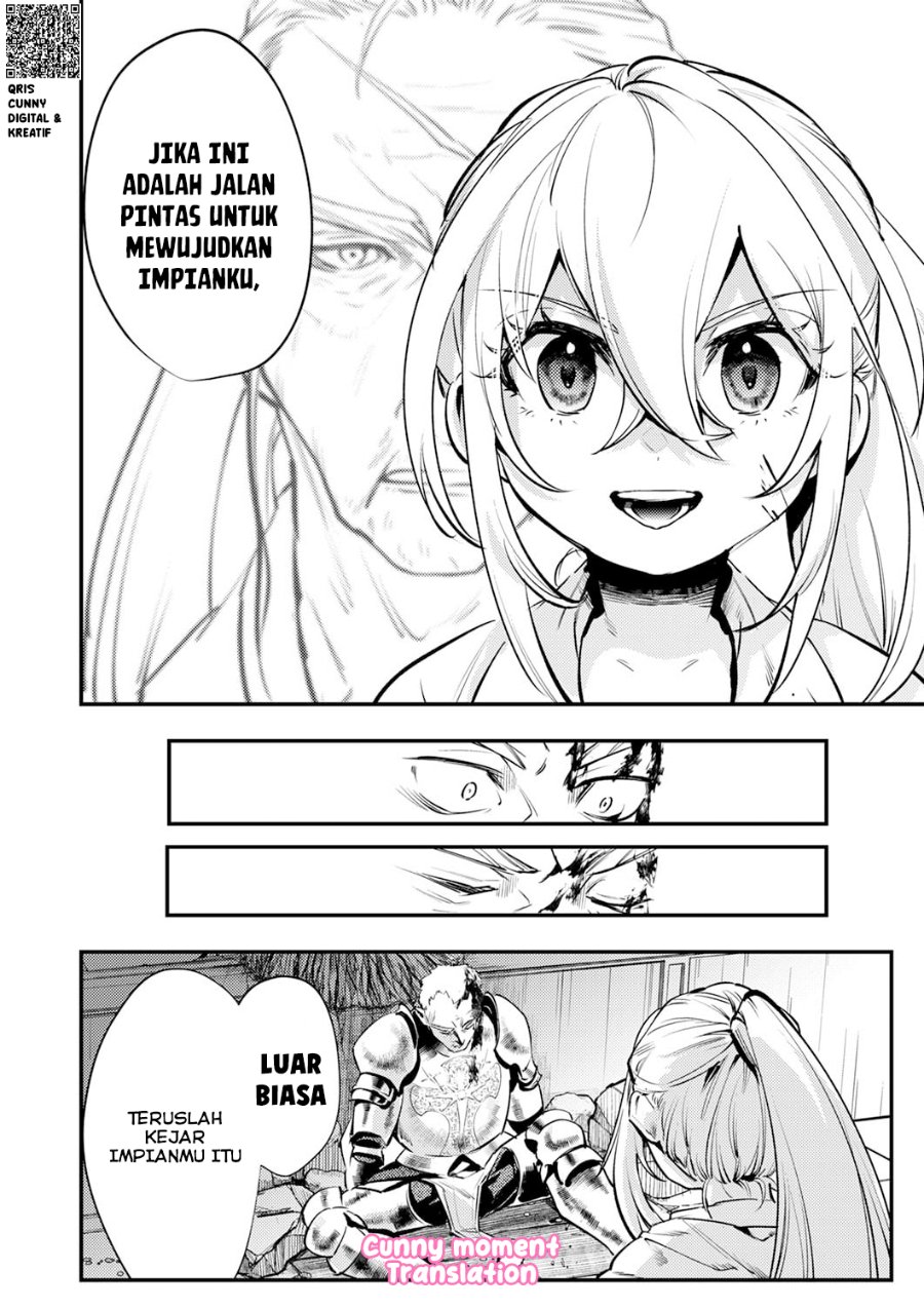 Baca Shura Youjo no Eiyuutan ~Hanpa-sha to Iwa Reta Youhei, Youjo ni Tensei Shite Nariagaru~ - Chapter 5 halaman 34