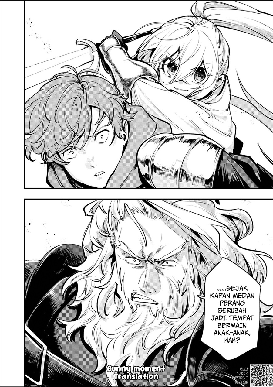 Baca Shura Youjo no Eiyuutan ~Hanpa-sha to Iwa Reta Youhei, Youjo ni Tensei Shite Nariagaru~ - Chapter 6 halaman 32