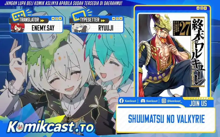 Baca Shuumatsu no Valkyrie - Chapter 121 halaman 1