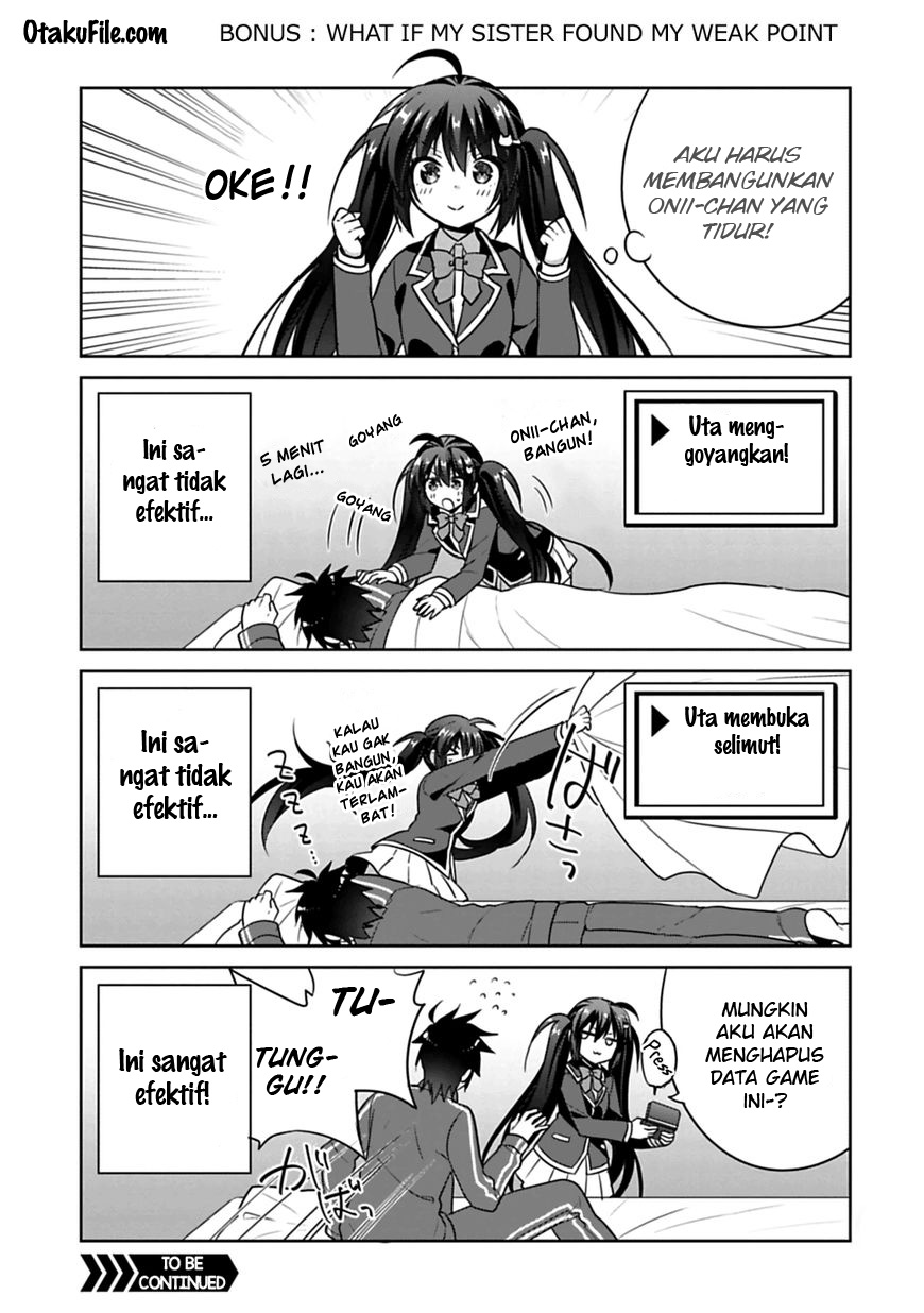 Baca Siscon Ani to Brocon Imouto ga Shoujiki ni Nattara - Chapter 3.5 halaman 1
