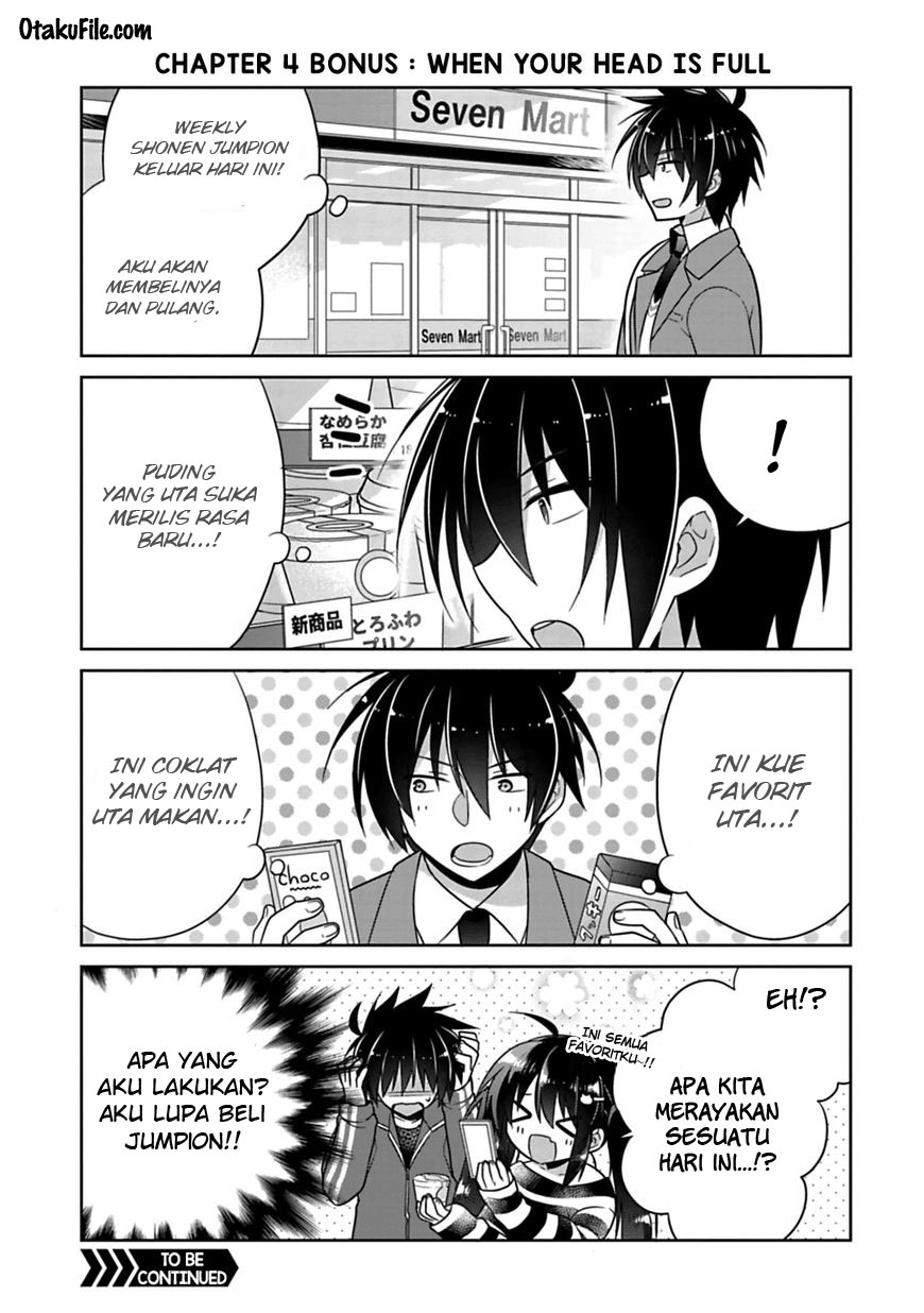 Baca Siscon Ani to Brocon Imouto ga Shoujiki ni Nattara - Chapter 4.5 halaman 1