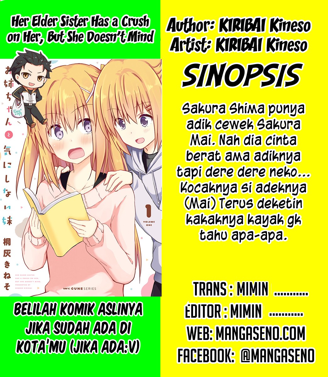 Baca Siscon Onee-chan to Ki ni shinai Imouto - Chapter 4 halaman 1
