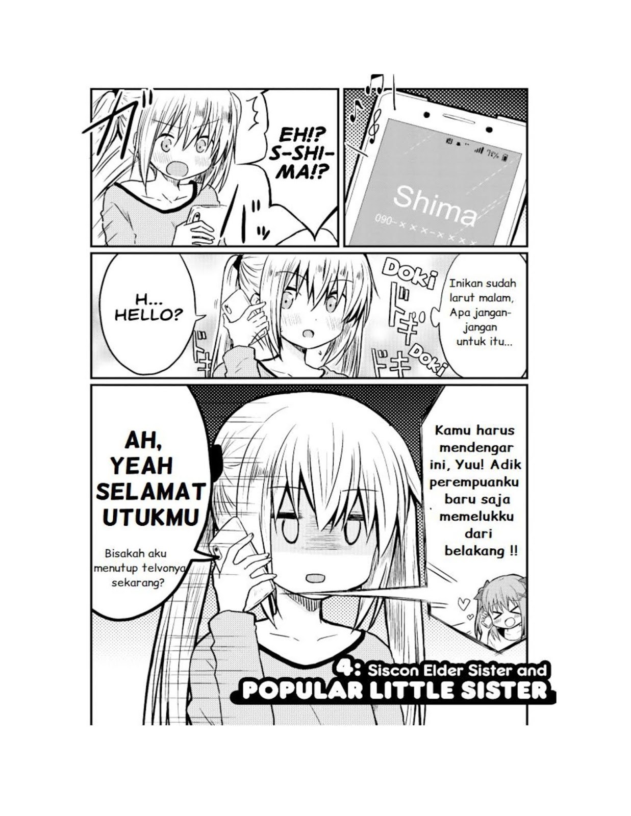 Baca Siscon Onee-chan to Ki ni shinai Imouto - Chapter 4 halaman 3