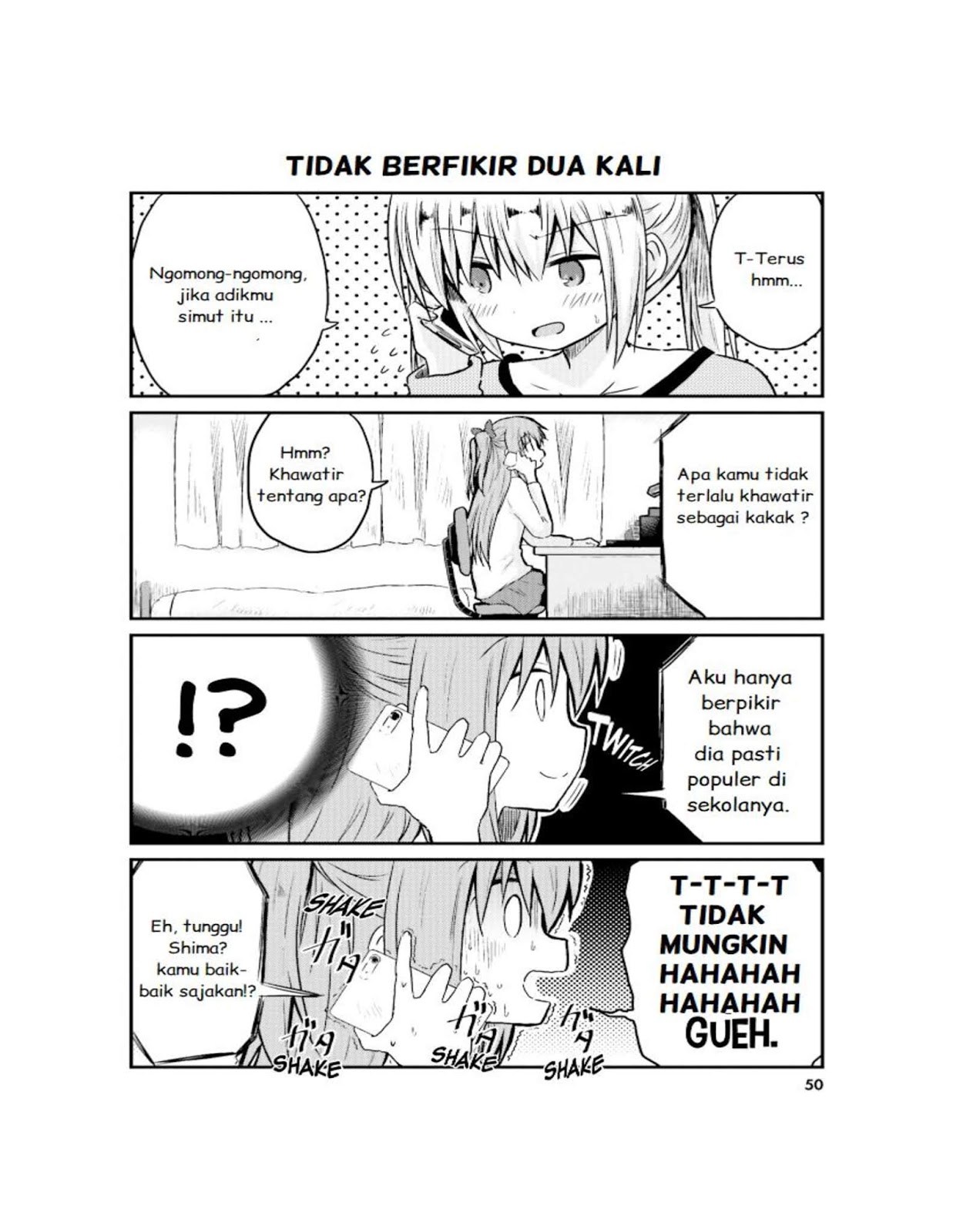 Baca Siscon Onee-chan to Ki ni shinai Imouto - Chapter 4 halaman 7