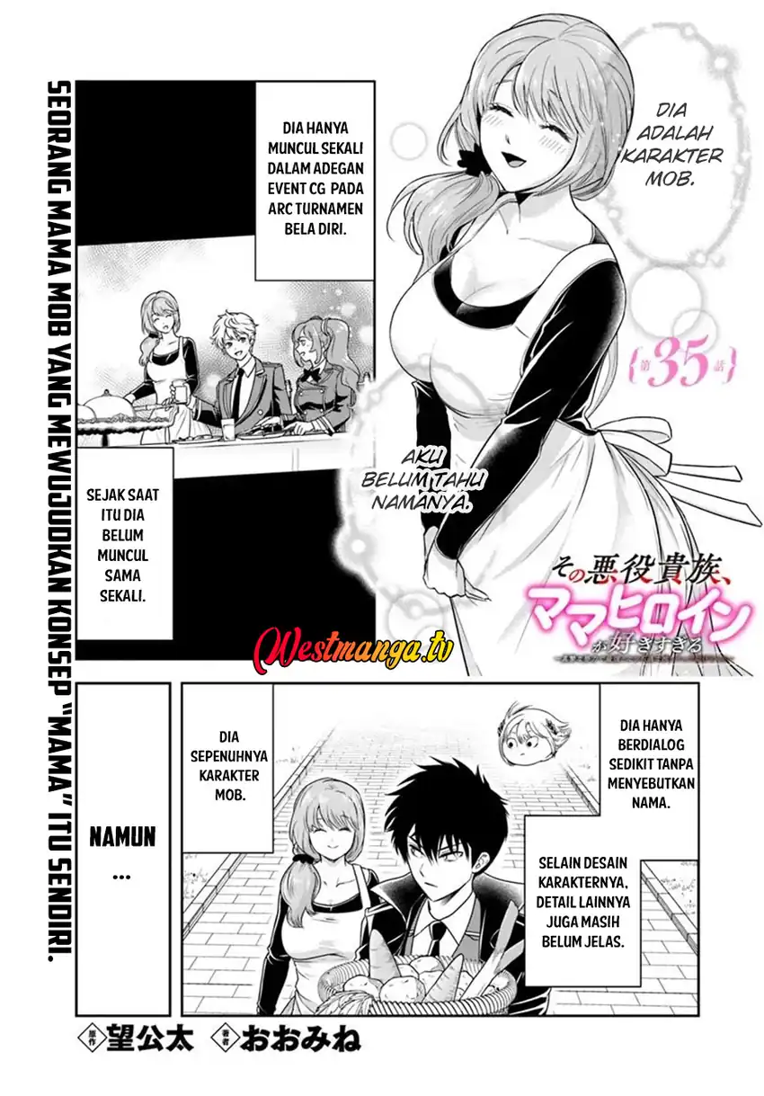 Baca Sono Akuyaku Kizoku, Mama Heroine ga Suki Sugiru ~Shinshi na Doryoku de Saikyou to Nari Fuguu na Oshi Chara Tasukemakuru~ - Chapter 35 halaman 2