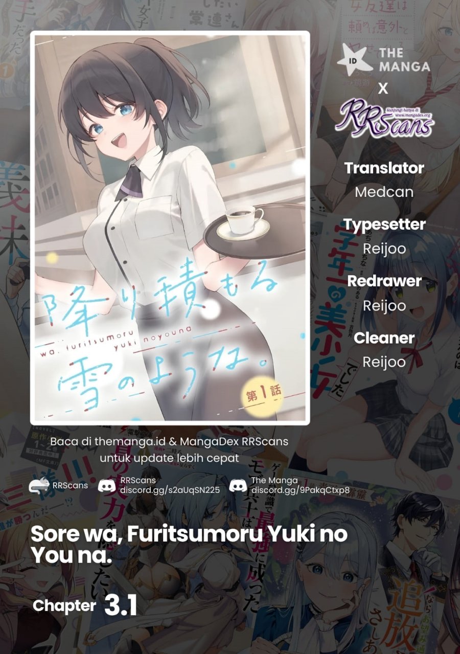 Sore wa, Furitsumoru Yuki no You na Chapter 3.1 - Page 1