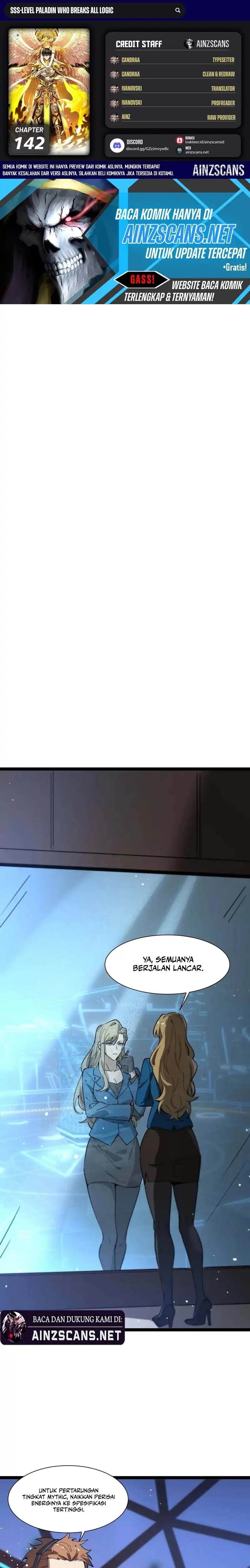 SSS-Level Paladin Who Breaks All Logic Chapter 142 - Page 1