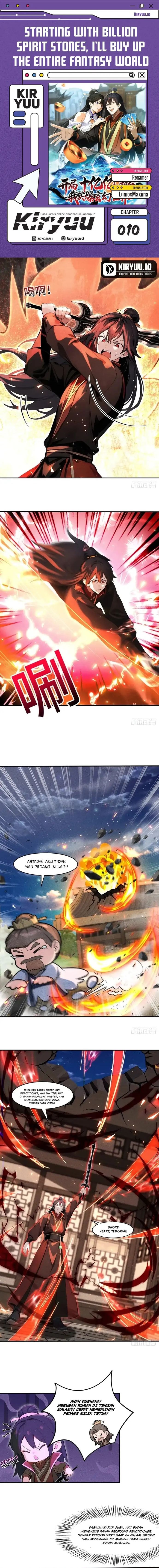 Baca Starting with Ten Billion Spirit Stones, I Buy Out the Fantasy World - Chapter 10 halaman 1