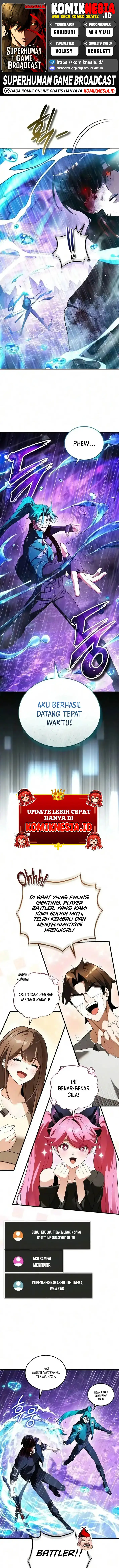 Baca Superhuman Game Broadcast - Chapter 38 halaman 1