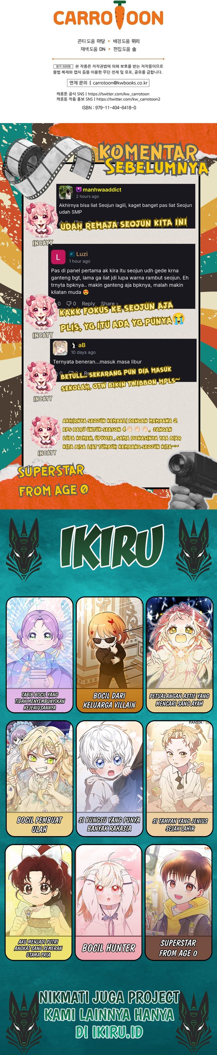 Superstar From Age 0 chapter 95 halaman 39