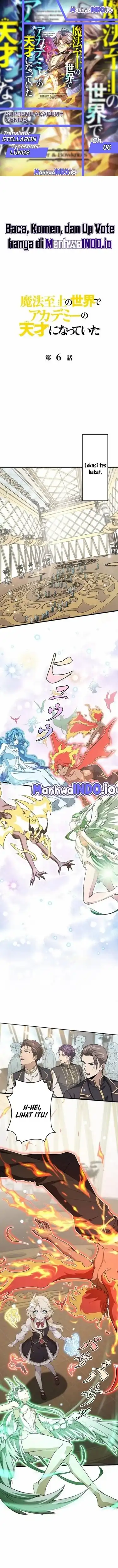 Baca Supreme Academy Genius - Chapter 6 halaman 1