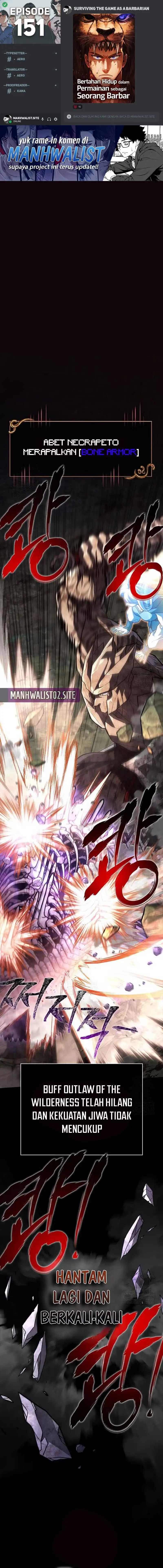 Baca Survive as a Barbarian in the Game - Chapter 151 halaman 1