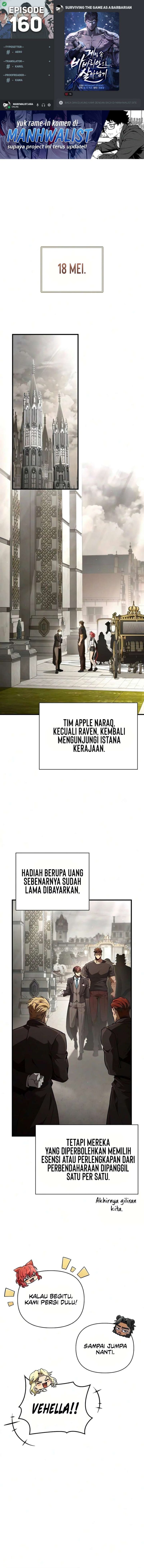 Survive as a Barbarian in the Game Chapter 160 - Page 1