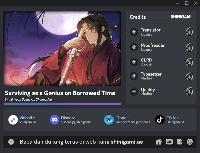 Baca Surviving as a Genius on Borrowed Time - Chapter 1 halaman 1