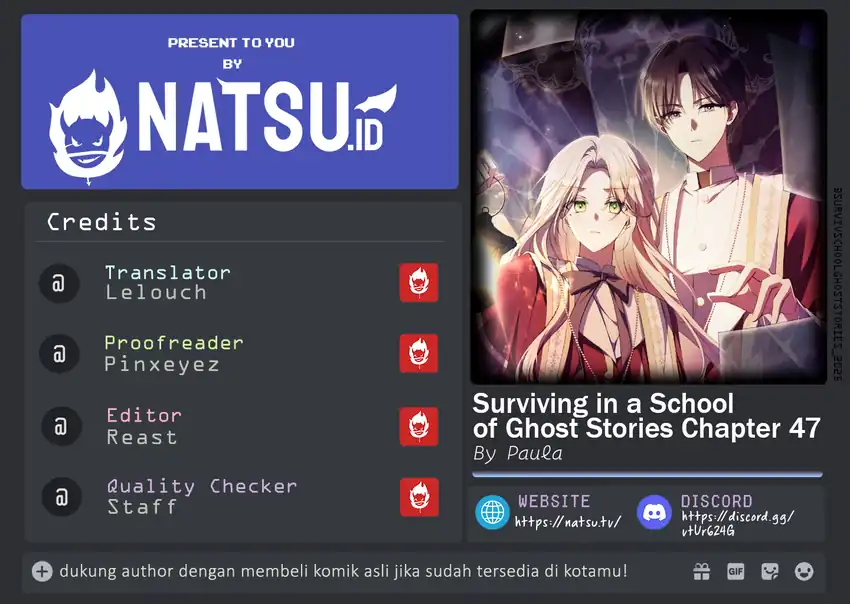 Baca Surviving in a School of Ghost Stories - Chapter 47 halaman 1