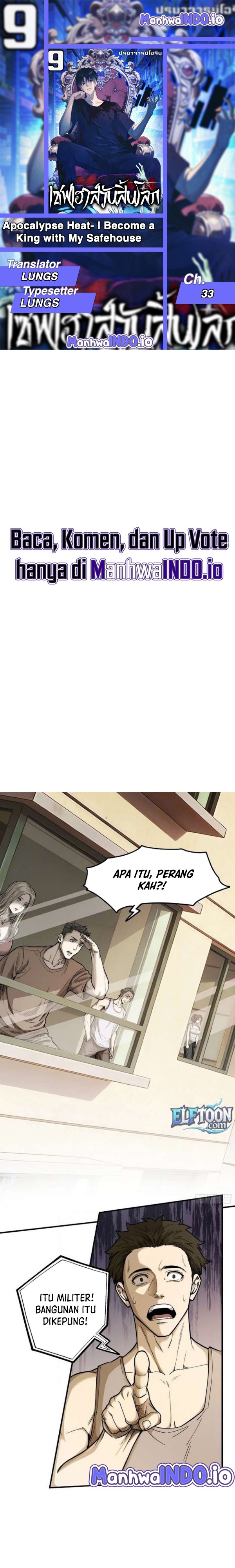 Baca Surviving the Heat Apocalypse with My God-Tier Safehouse - Chapter 33 halaman 1