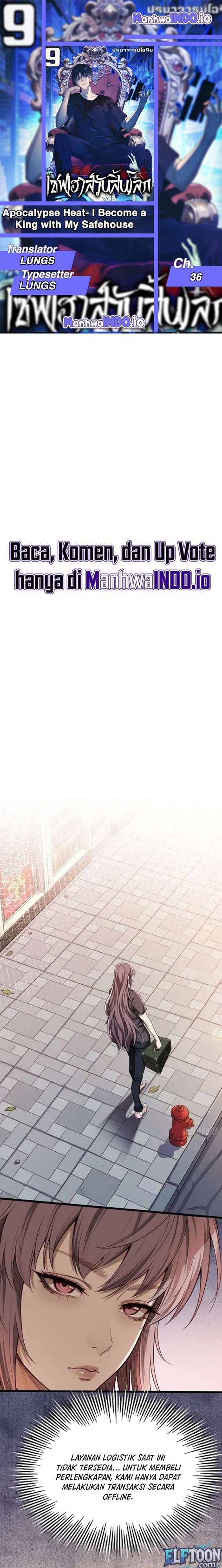 Baca Surviving the Heat Apocalypse with My God-Tier Safehouse - Chapter 36 halaman 1