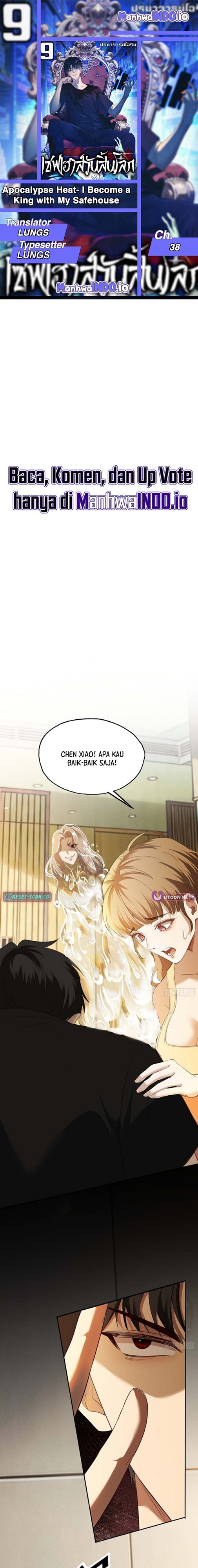 Baca Surviving the Heat Apocalypse with My God-Tier Safehouse - Chapter 38 halaman 1