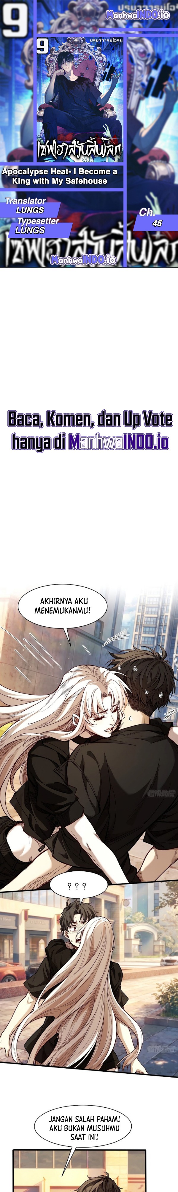 Baca Surviving the Heat Apocalypse with My God-Tier Safehouse - Chapter 45 halaman 1