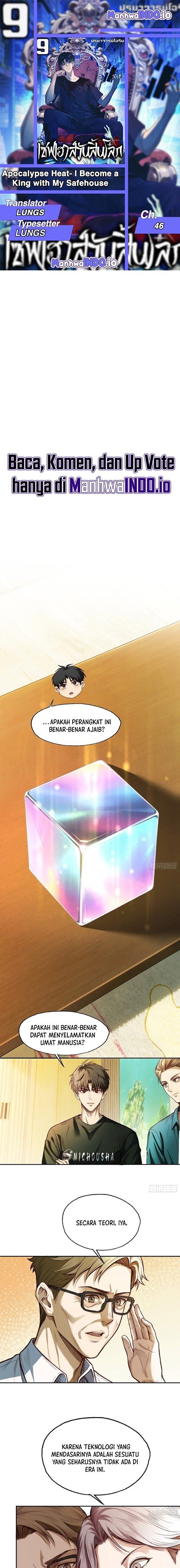 Baca Surviving the Heat Apocalypse with My God-Tier Safehouse - Chapter 46 halaman 1