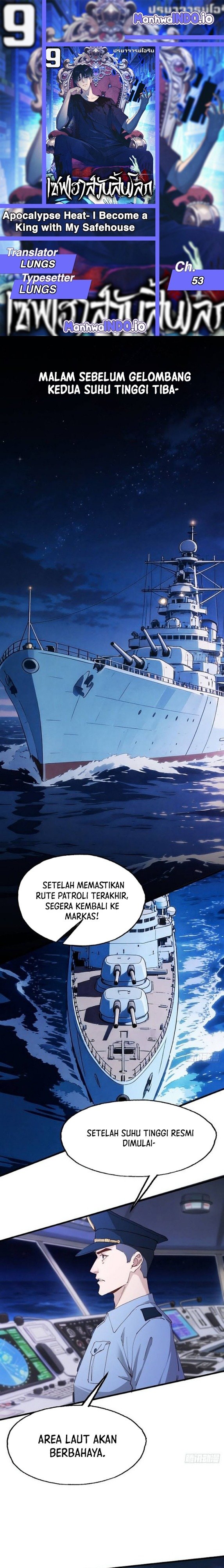Baca Surviving the Heat Apocalypse with My God-Tier Safehouse - Chapter 53 halaman 1