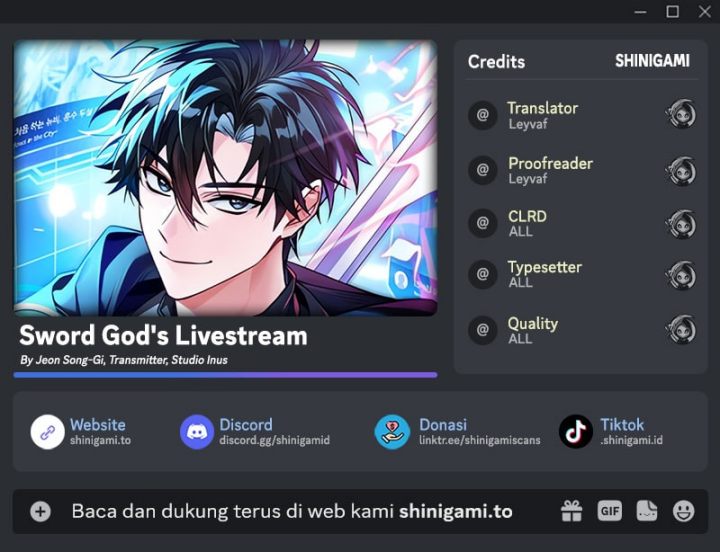 Baca Sword God's Livestream - Chapter 21 halaman 1
