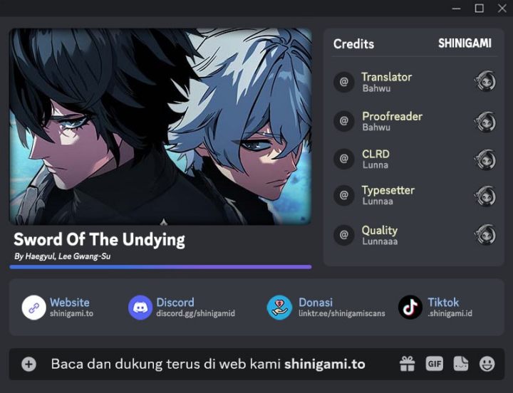 Baca Sword of The Undying - Chapter 7 halaman 1