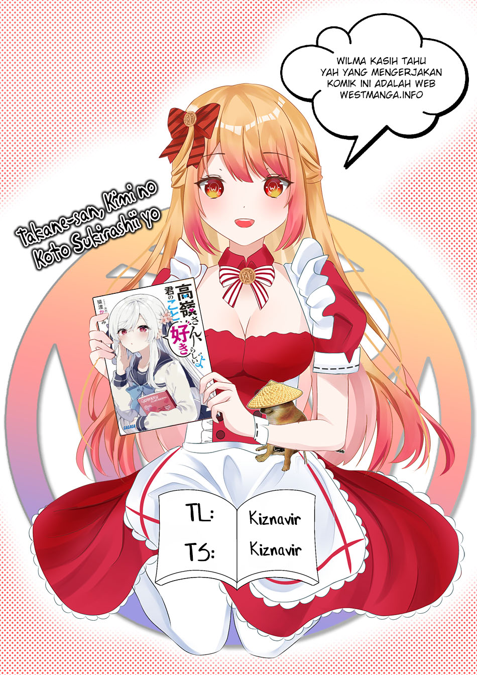 Baca Takane-san, Kimi no Koto Sukirashii yo - Chapter 1.1 halaman 1