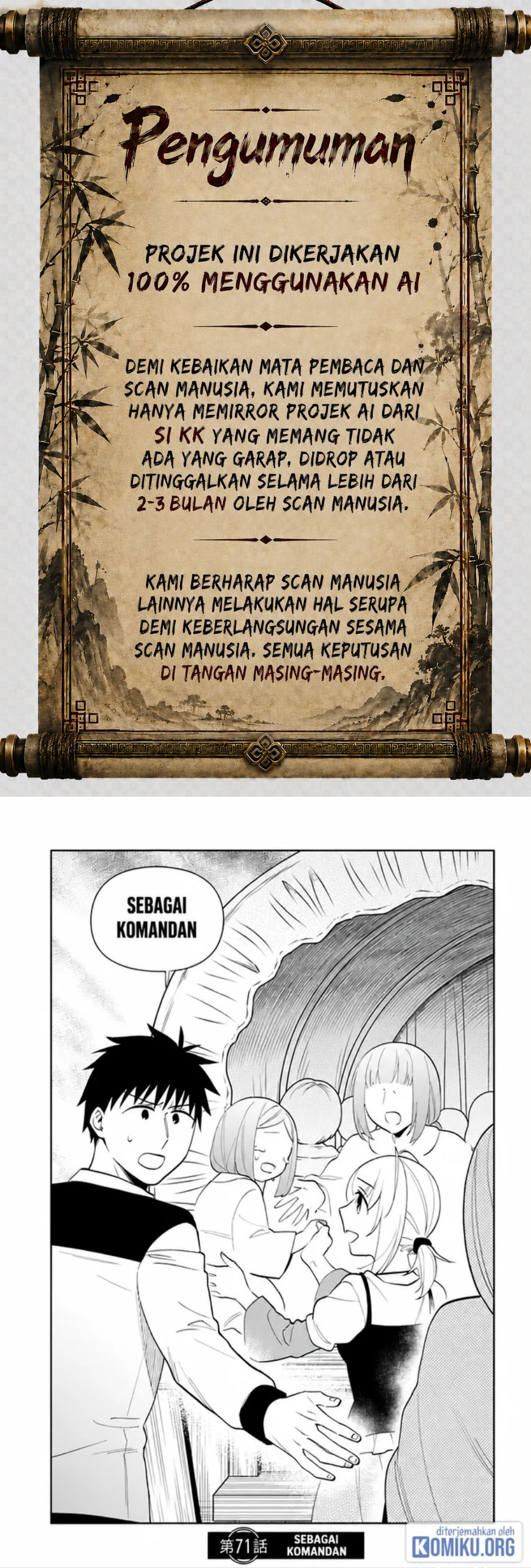 Takarakuji de 40-oku Atatta n dakedo Isekai ni Ijuu Suru Chapter 71 - Page 1