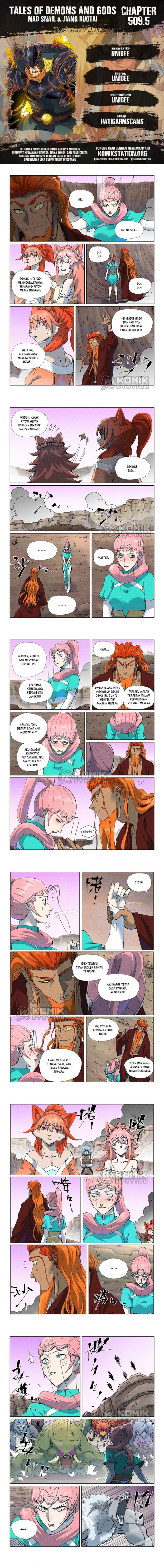 Baca Tales of Demons and Gods - Chapter 509.5 halaman 1