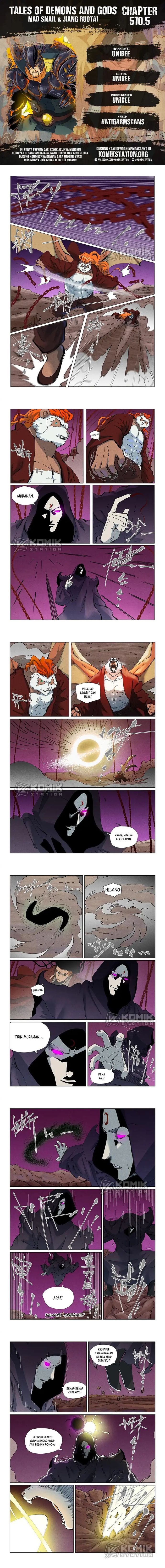 Baca Tales of Demons and Gods - Chapter 510.5 halaman 1