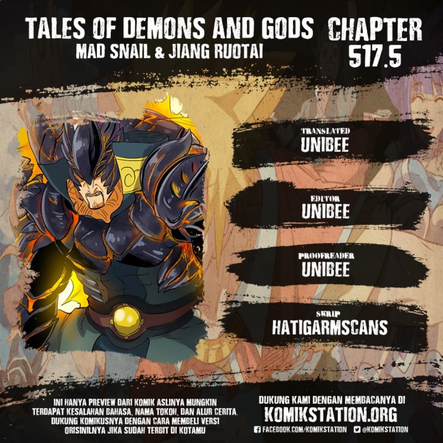 Baca Tales of Demons and Gods - Chapter 517.5 halaman 1
