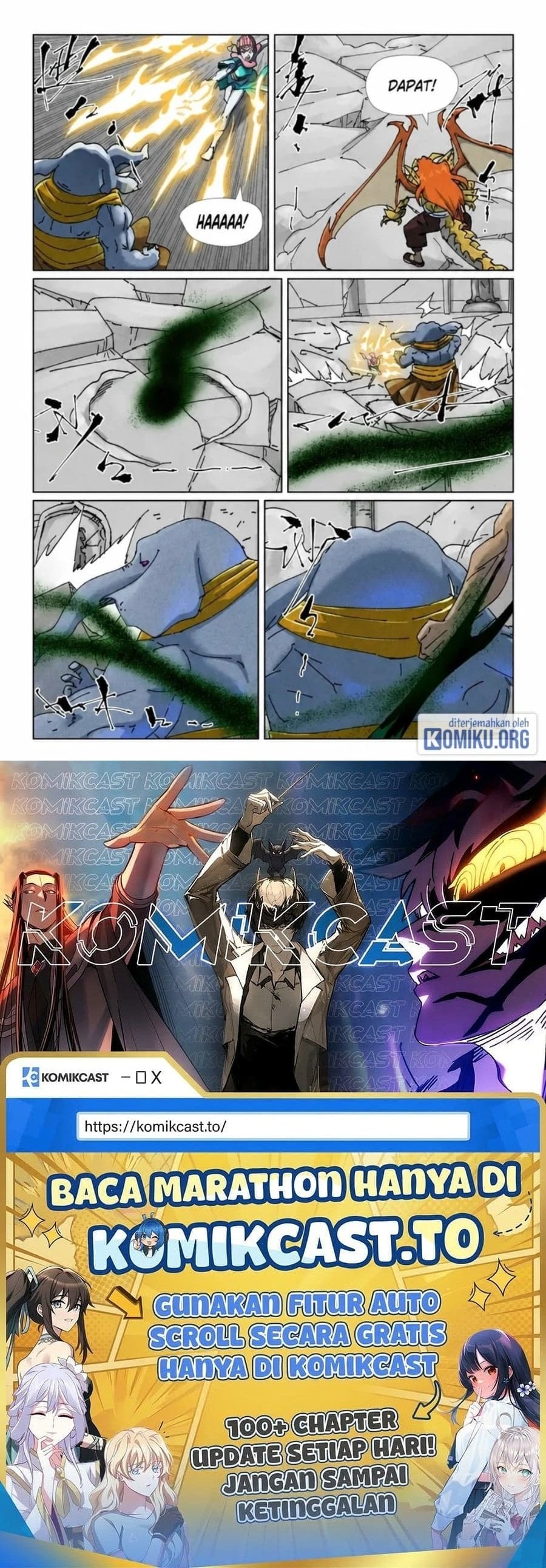 Baca Tales of Demons and Gods Chapter 524.5 Bahasa Indonesia page 22