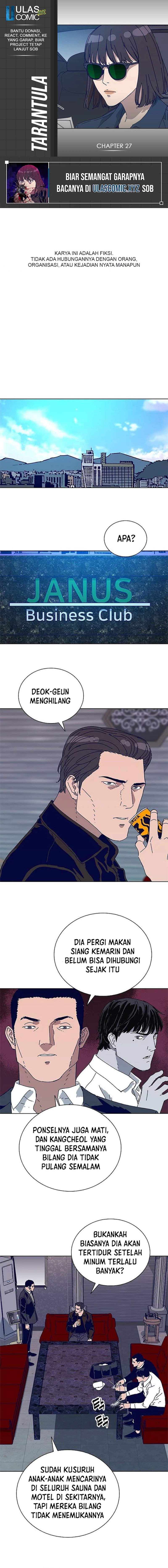 Baca Tarantula (SHIN Jinwoo) - Chapter 27 halaman 1