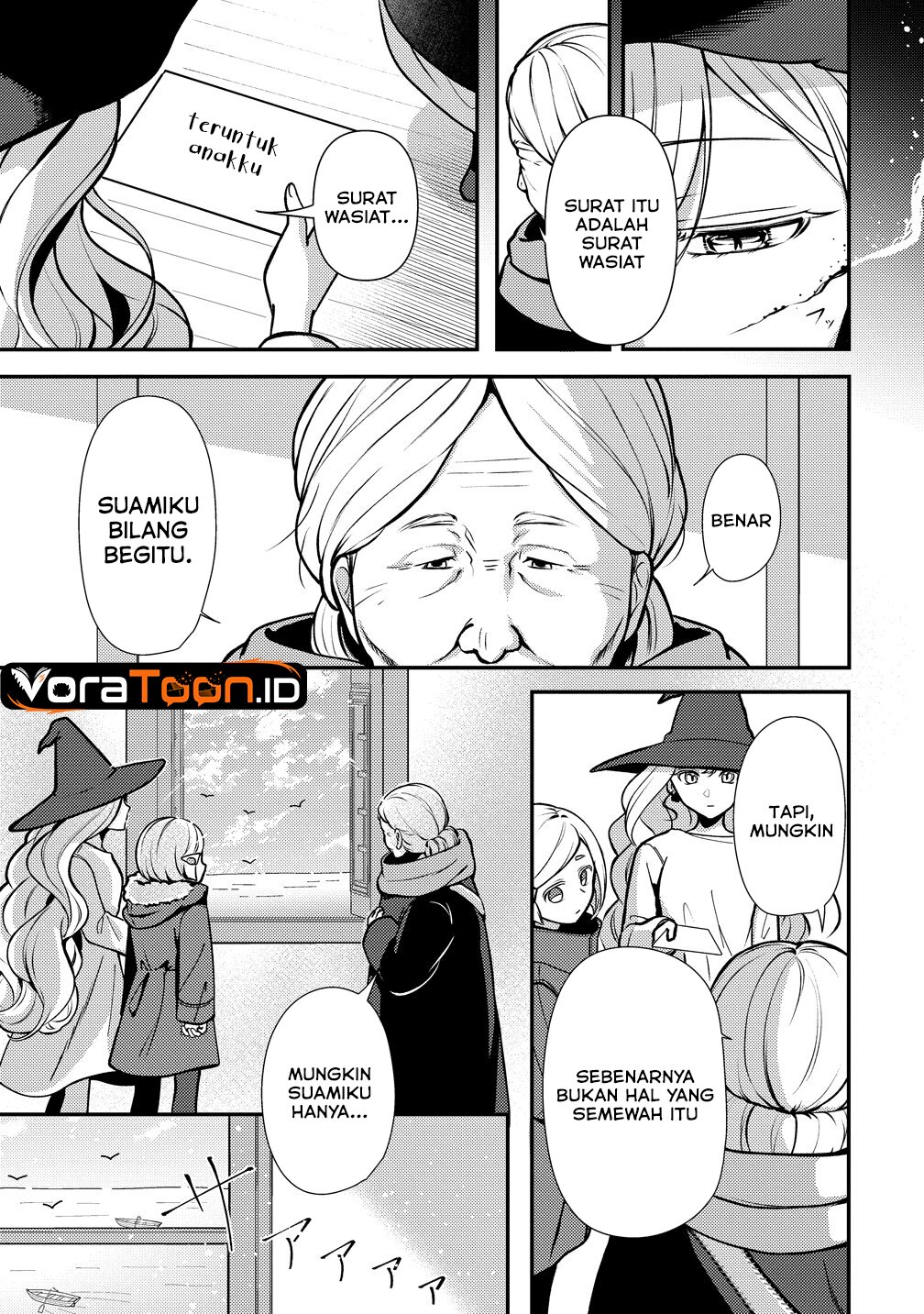 Baca Tegami no Majo no Okuri Tabi Chapter 1 Bahasa Indonesia page 50
