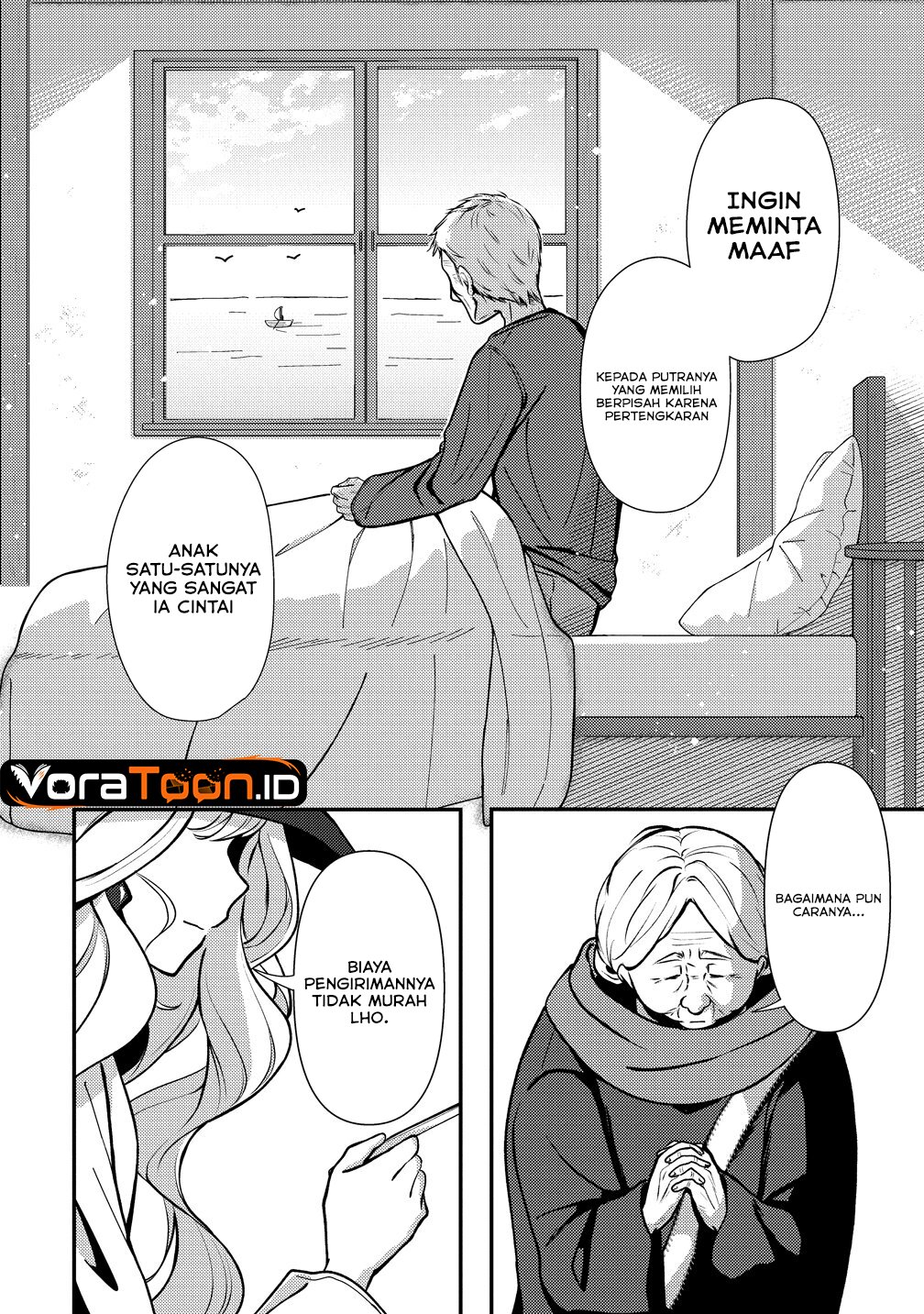 Baca Tegami no Majo no Okuri Tabi Chapter 1 Bahasa Indonesia page 52