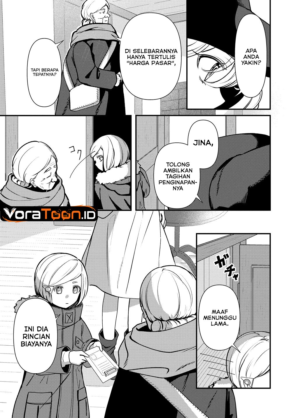 Baca Tegami no Majo no Okuri Tabi Chapter 1 Bahasa Indonesia page 54