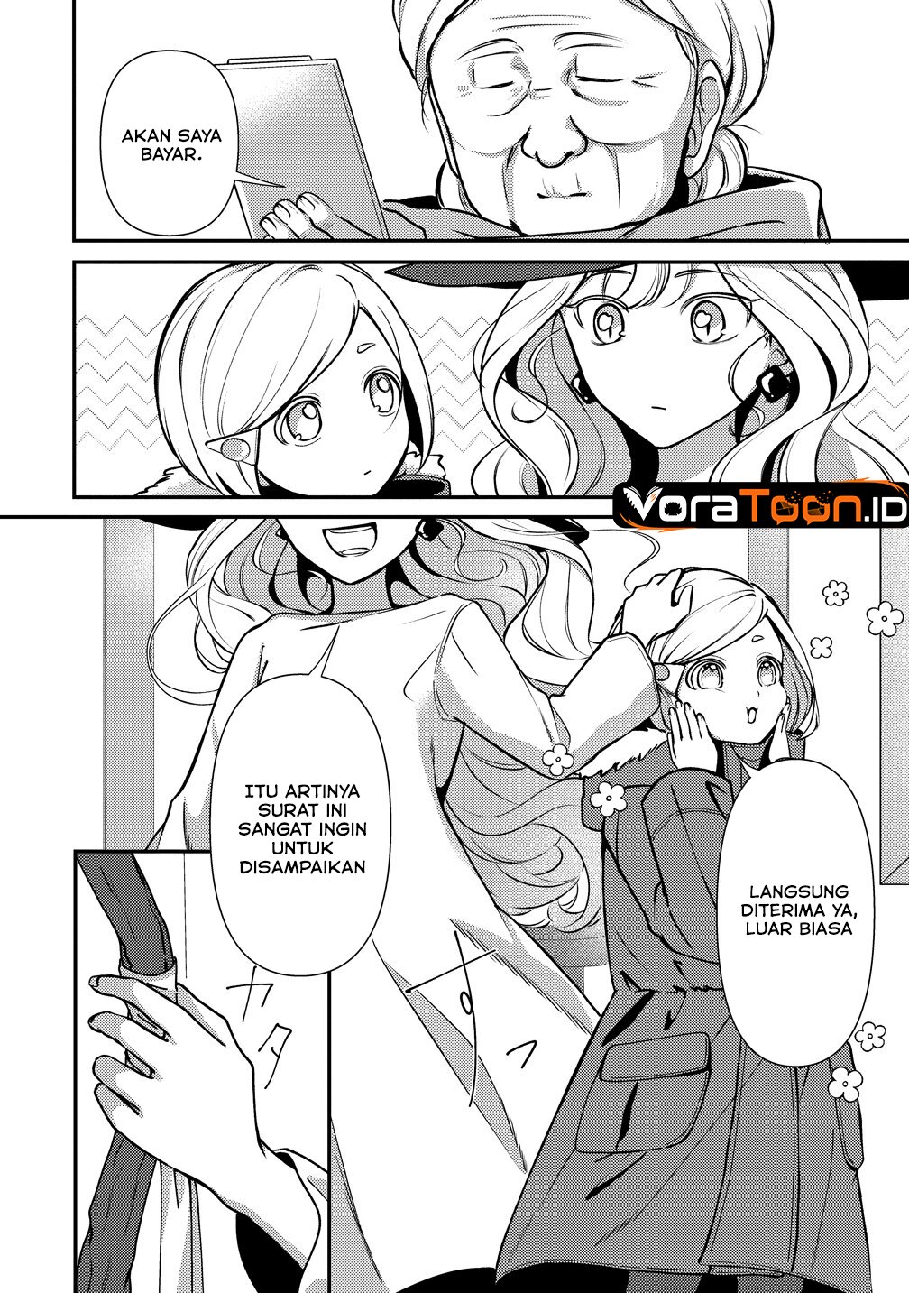 Baca Tegami no Majo no Okuri Tabi Chapter 1 Bahasa Indonesia page 56