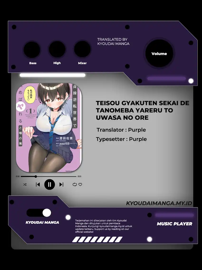 Baca Teisou Gyakuten Sekai de Tanomeba Yareru to Uwasa no Ore - Chapter 7.1 halaman 1