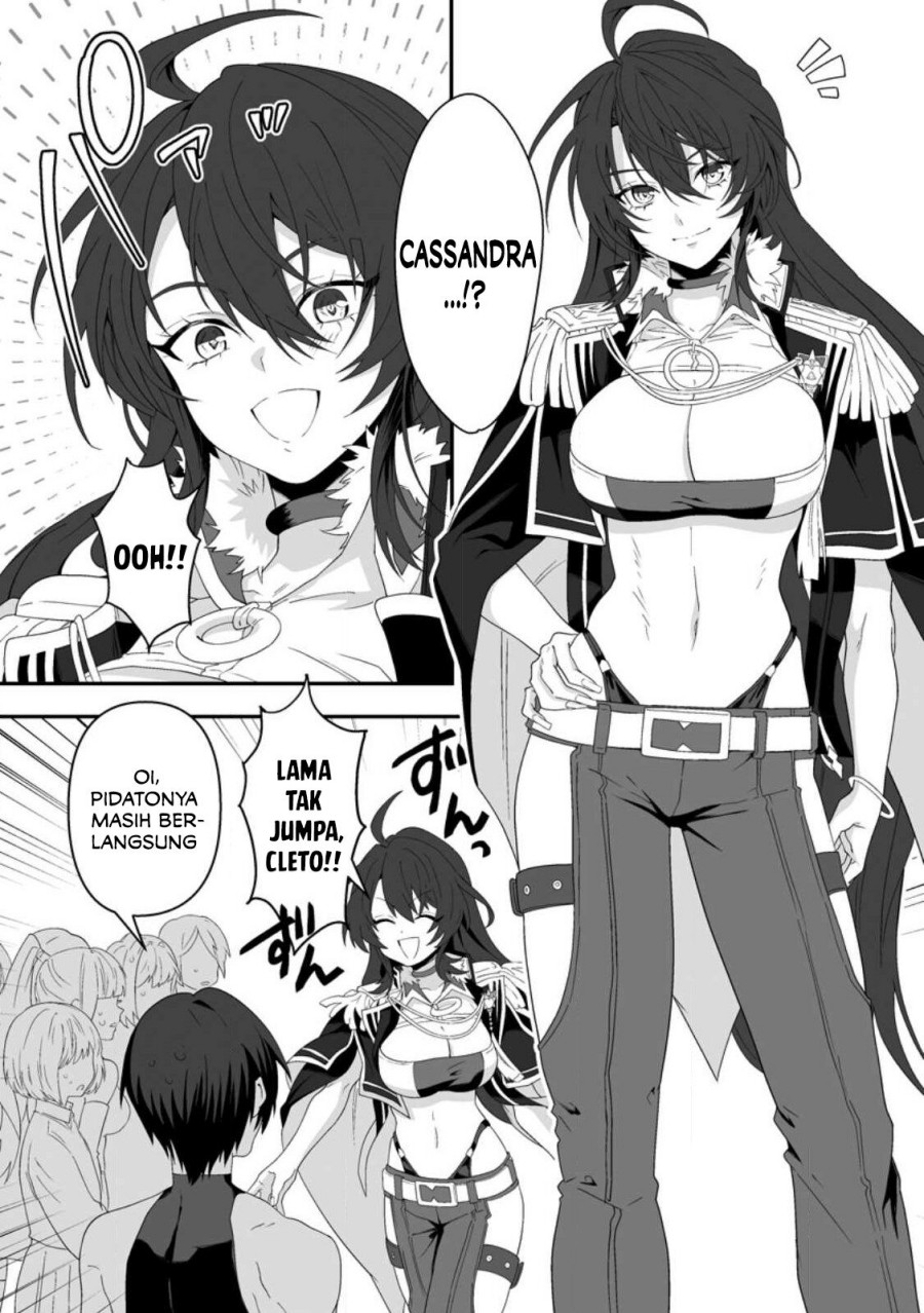 Baca Teisou Gyakuten Sekai De Yuiitsu No Otoko Kishi No Ore, Onna Kishi Gakuen Ni Nyuugaku Shitara Nazeka Eiyou Atsukai Sareta ~Zetsurin Skill De Harem Musou~ - Chapter 4.1 halaman 8