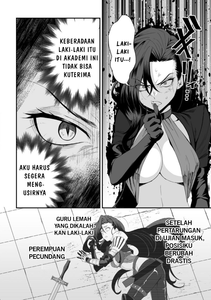 Baca Teisou Gyakuten Sekai De Yuiitsu No Otoko Kishi No Ore, Onna Kishi Gakuen Ni Nyuugaku Shitara Nazeka Eiyou Atsukai Sareta ~Zetsurin Skill De Harem Musou~ - Chapter 4.2 halaman 5
