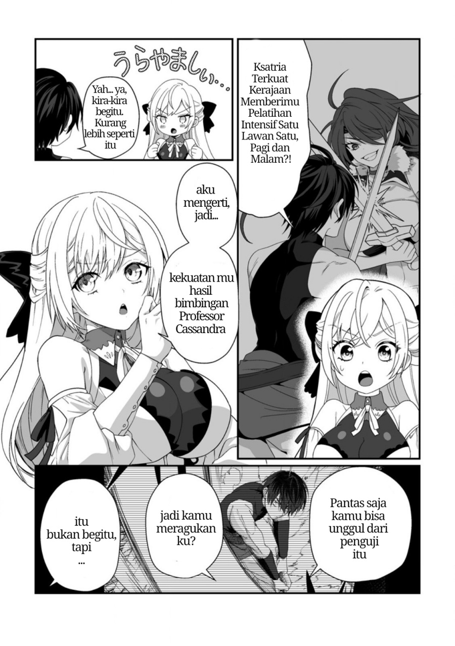 Baca Teisou Gyakuten Sekai De Yuiitsu No Otoko Kishi No Ore, Onna Kishi Gakuen Ni Nyuugaku Shitara Nazeka Eiyou Atsukai Sareta ~Zetsurin Skill De Harem Musou~ - Chapter 4.3 halaman 2