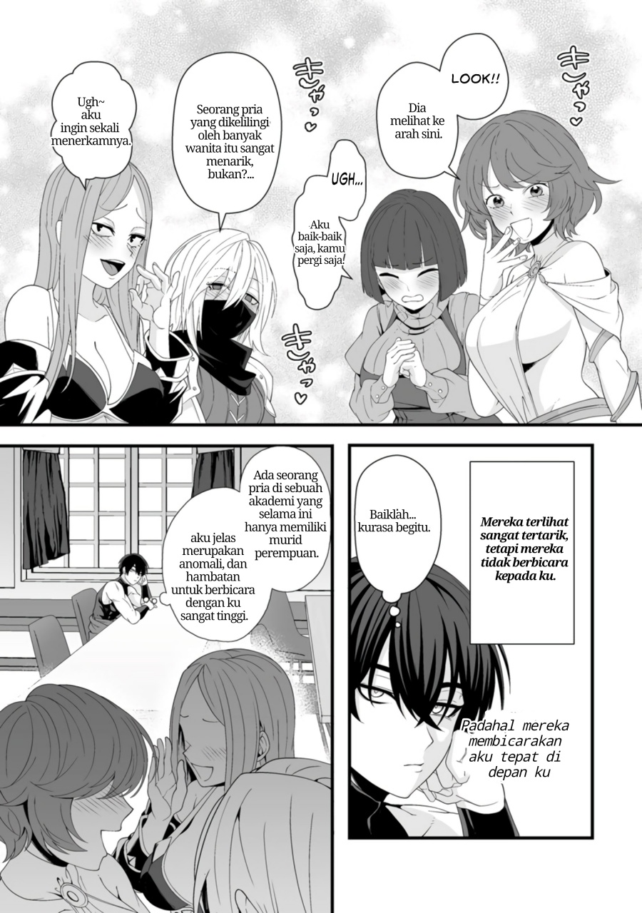 Baca Teisou Gyakuten Sekai De Yuiitsu No Otoko Kishi No Ore, Onna Kishi Gakuen Ni Nyuugaku Shitara Nazeka Eiyou Atsukai Sareta ~Zetsurin Skill De Harem Musou~ - Chapter 4.3 halaman 8