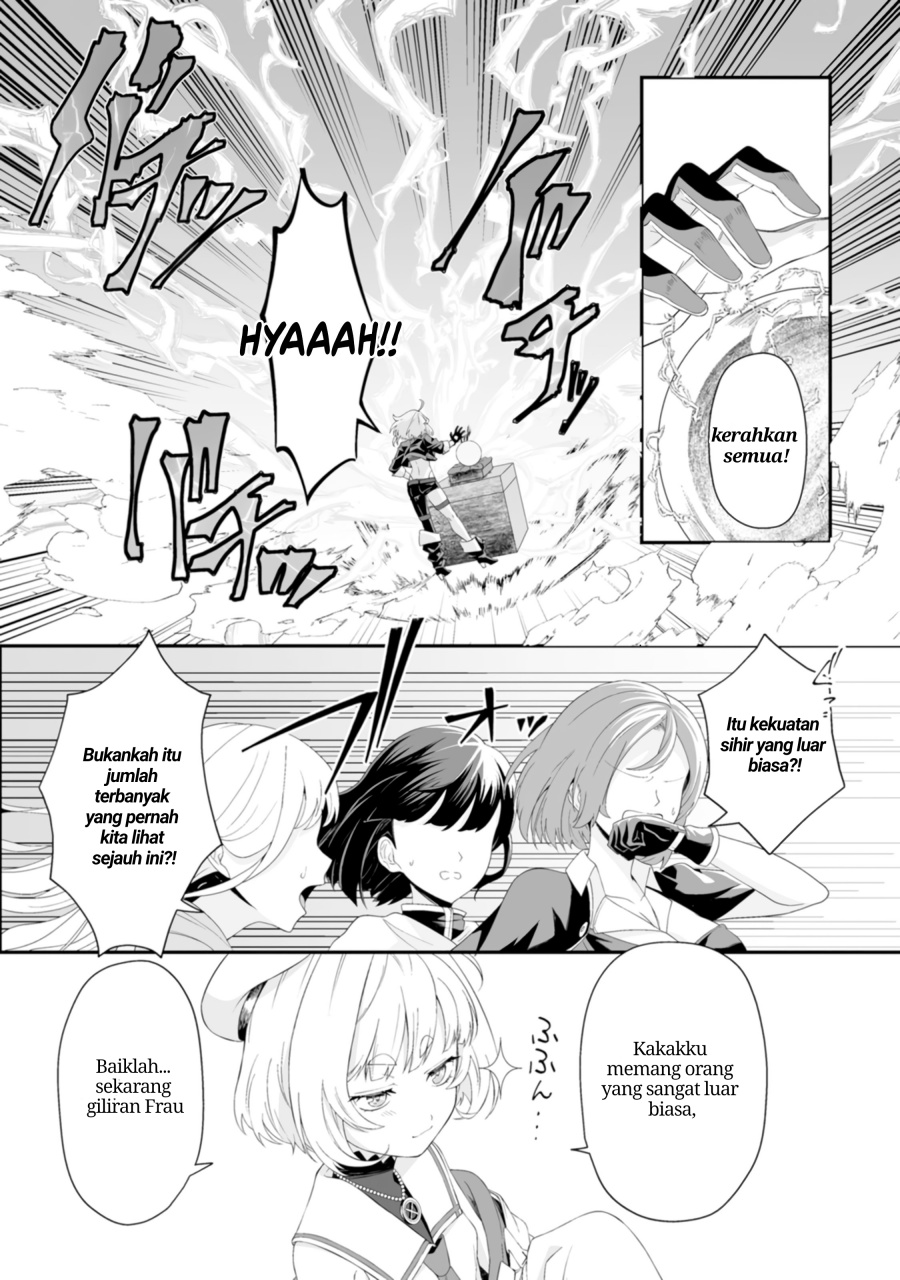 Baca Teisou Gyakuten Sekai De Yuiitsu No Otoko Kishi No Ore, Onna Kishi Gakuen Ni Nyuugaku Shitara Nazeka Eiyou Atsukai Sareta ~Zetsurin Skill De Harem Musou~ - Chapter 5.1 halaman 6